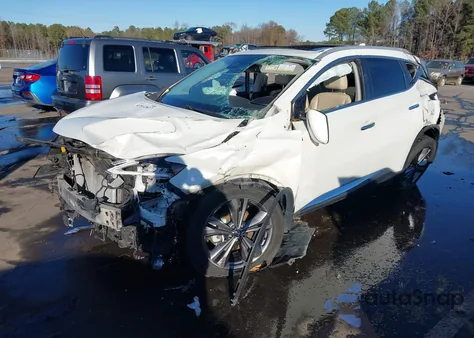 2020 Nissan Murano Platinum z USA, uszkodzony, nr VIN 5N1AZ2DJ5LN159544